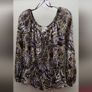 Michael Kors Paisley Patterned Blouse